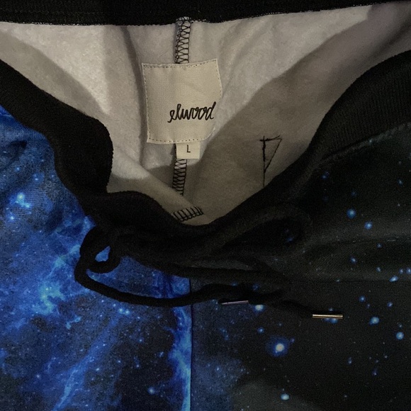 Men’s galaxy drawstring joggers size large - Picture 2 of 4
